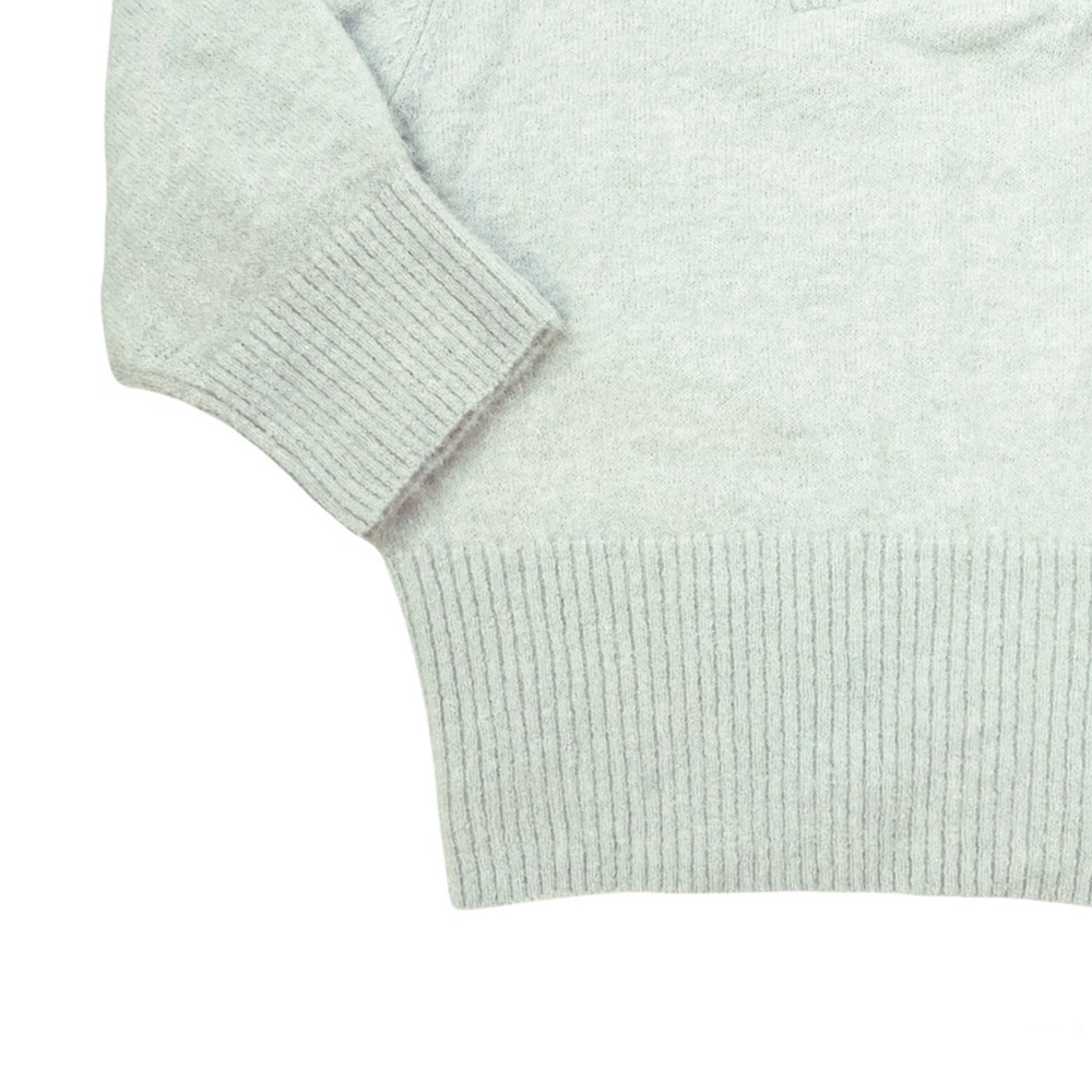 NWT & Other Stories Wool Fuzzy Zip Collar Knit Top Sweater - Picture 5 of 9